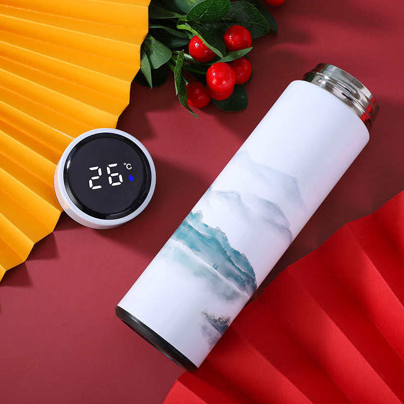 Intelligent Temperature Display Thermos Mug Jiangnan Chinese Style Mug 🇨🇳