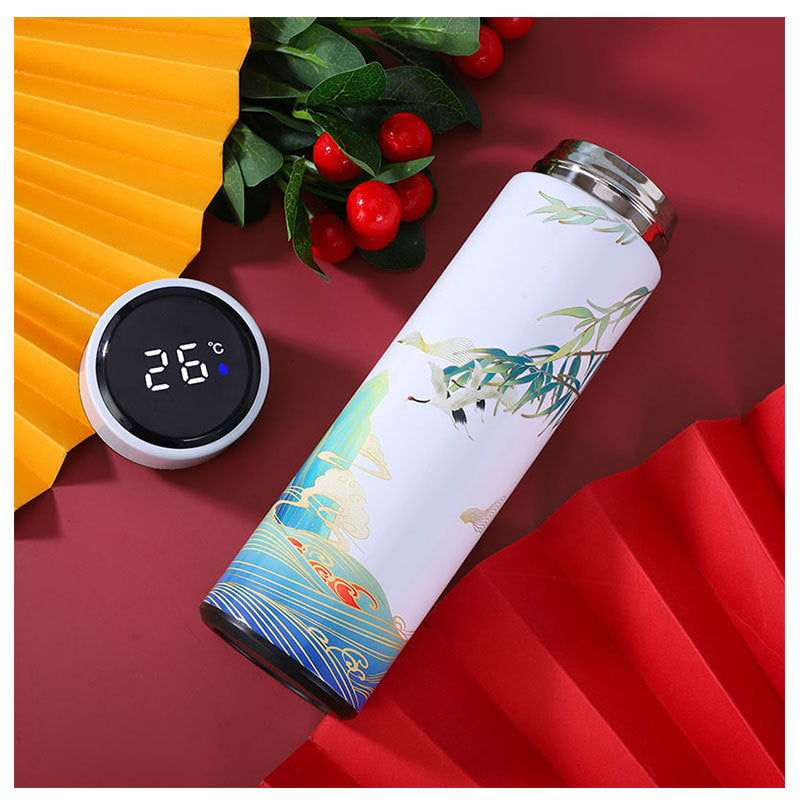 Intelligent Temperature Display Thermos Mug Jiangnan Chinese Style Mug 🇨🇳