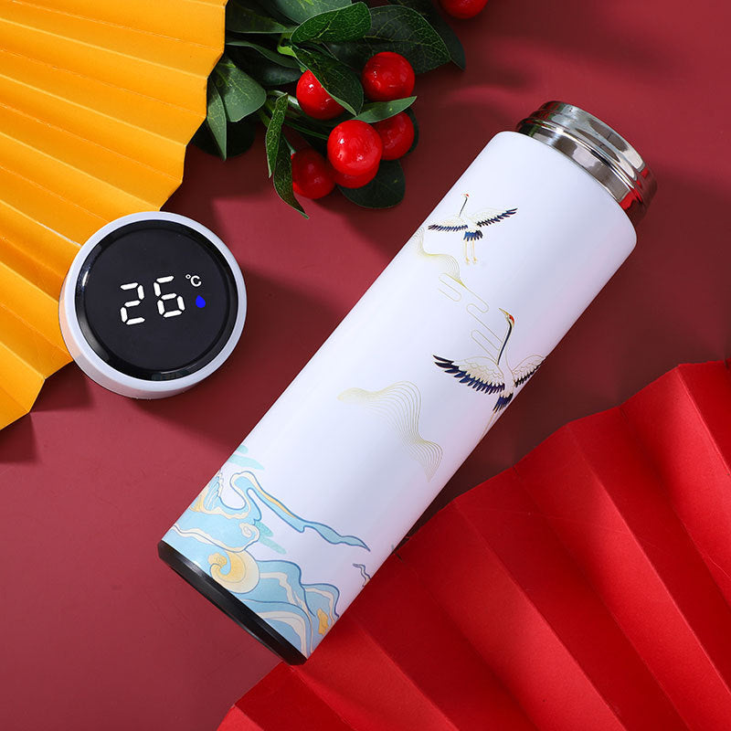 Intelligent Temperature Display Thermos Mug Jiangnan Chinese Style Mug 🇨🇳