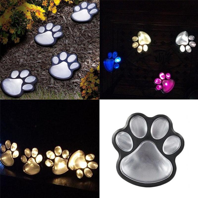 Solar Powered Animal Paw Print Lights LED Solar Lamps Garden 🇨🇳
