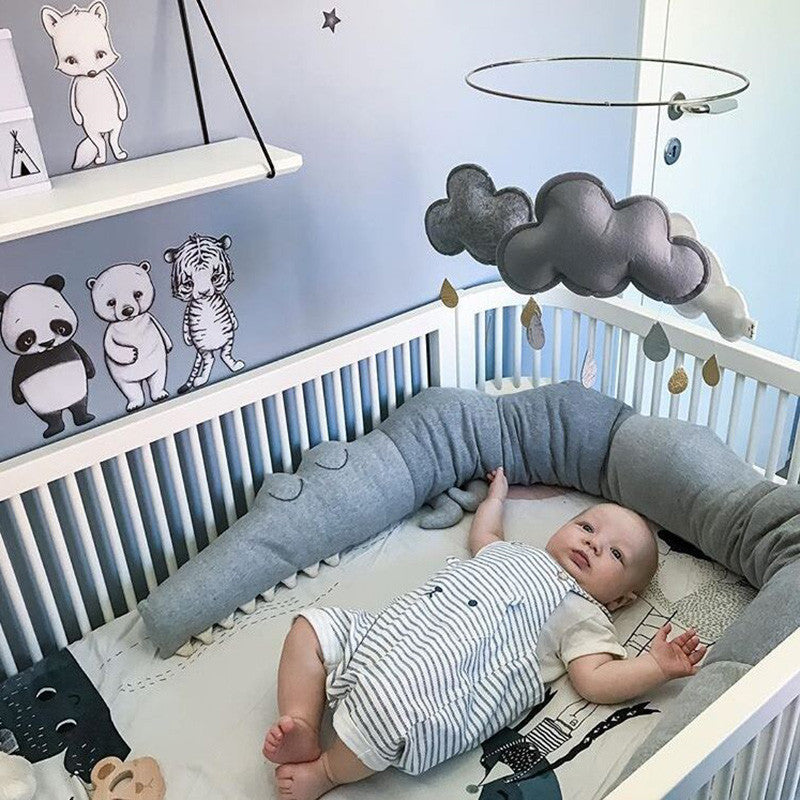 Baby Bedding Cartoon Baby Crib Bumper Pillow 🇨🇳
