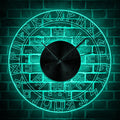 Viking Rune Transparent Acrylic Wall Clock 🇨🇳