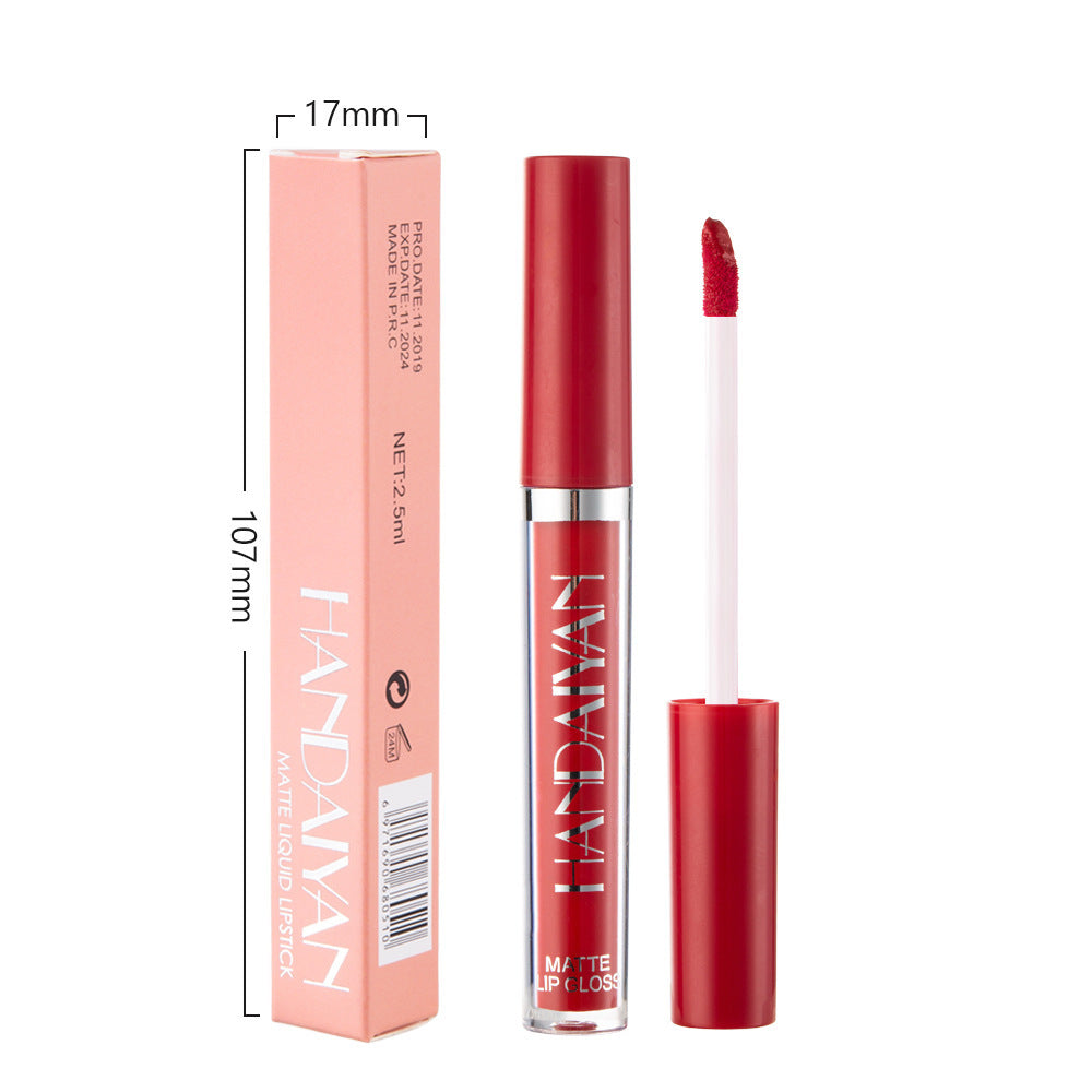Matte Non-stick Cup Lip Gloss, Non-fading Matte Liquid Lipstick 🇨🇳