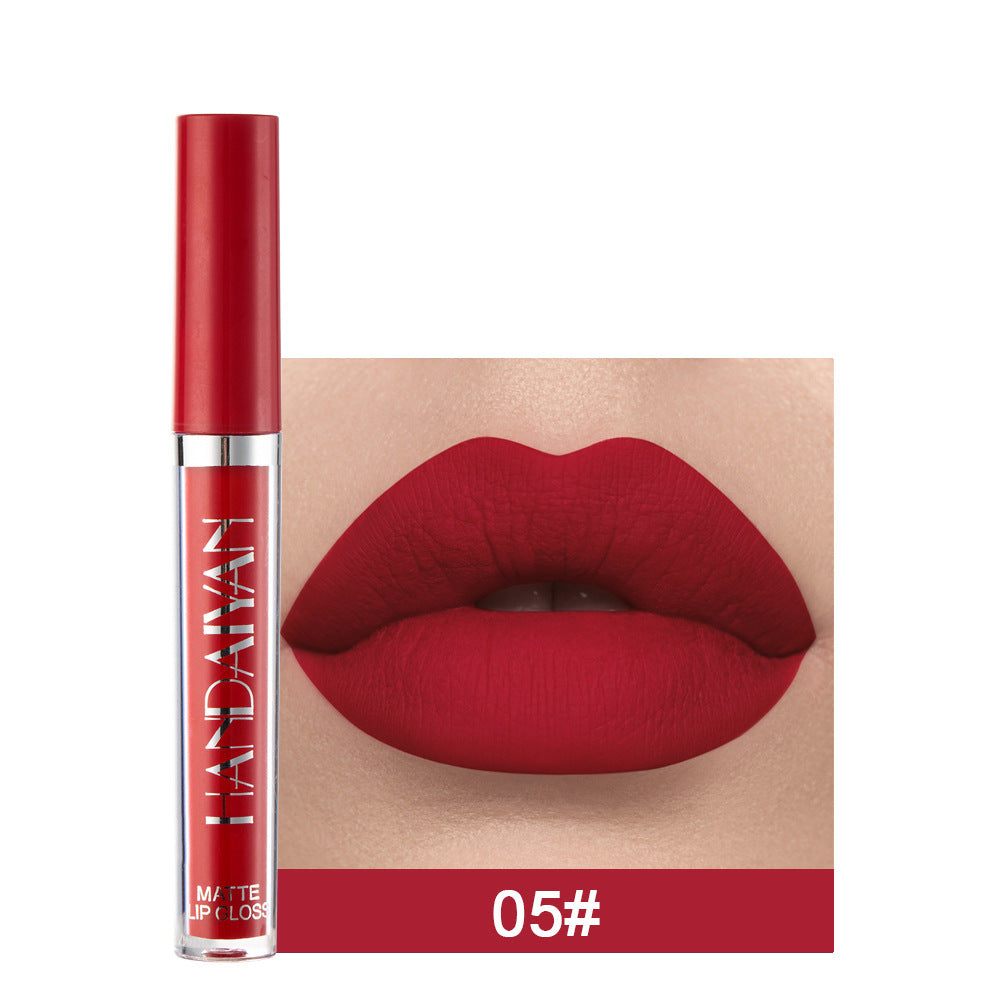 Matte Non-stick Cup Lip Gloss, Non-fading Matte Liquid Lipstick 🇨🇳