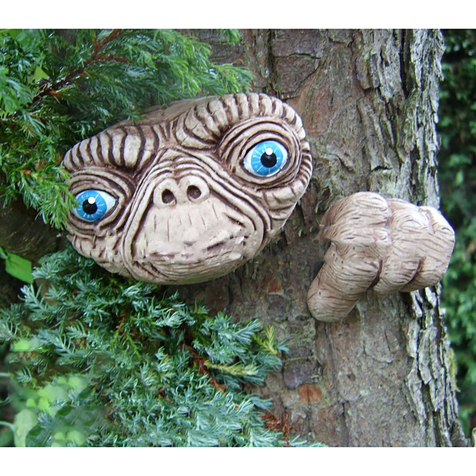 Garden Face Tree Decoration Old Man Tree Hugger Yard Art 🇨🇳