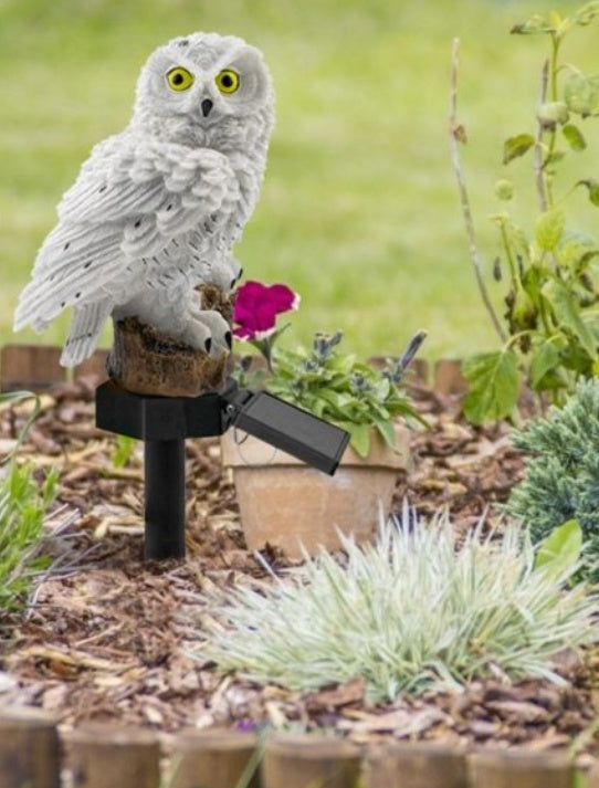 Solar Owl Garden Light Outdoor LED Lawn Lamp For Garden Decoration Waterproof Christmas Lights Outdoor Solar Lamp Post 🇨🇳