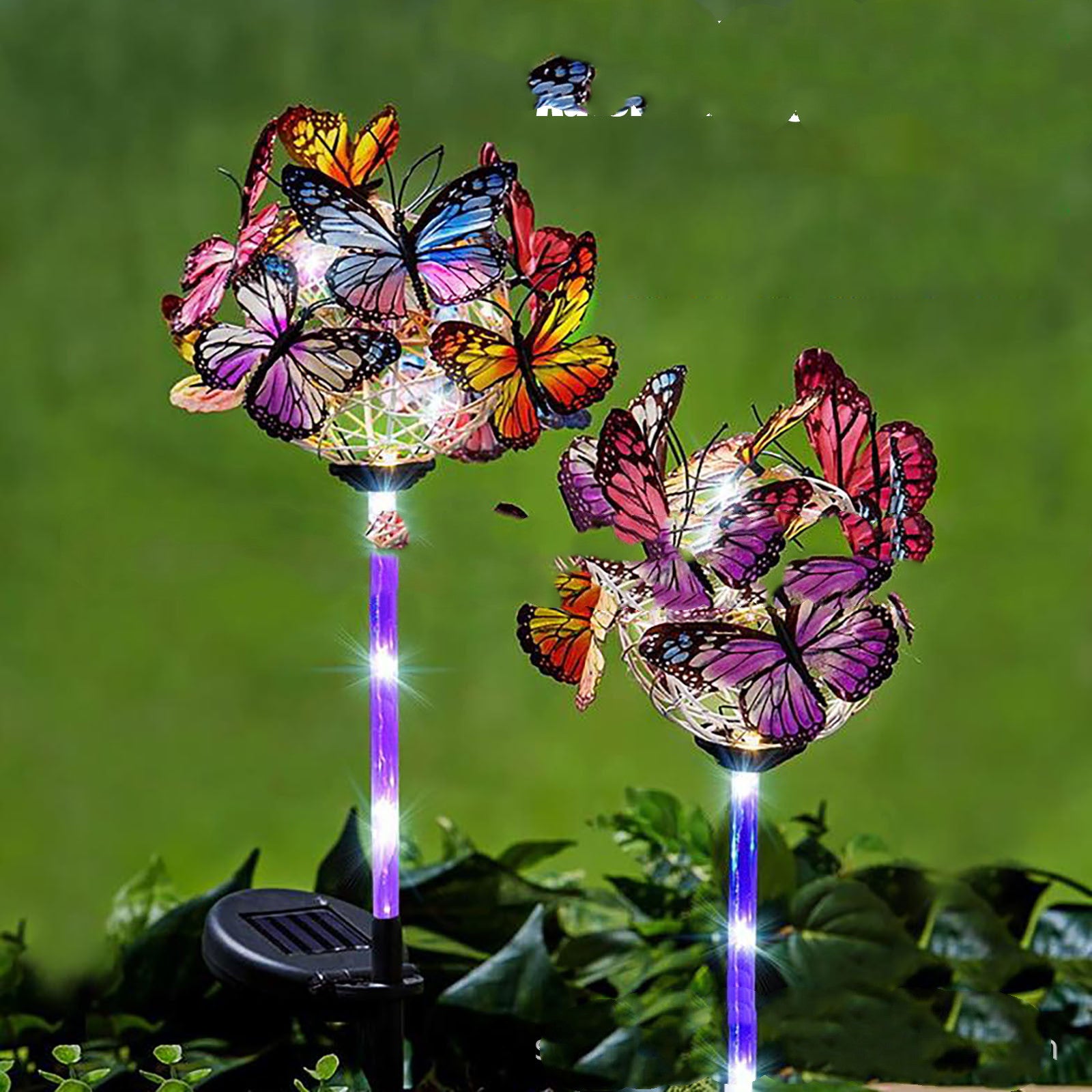LED Solar Light Luminous Butterfly Ball Waterproof Outdoor Garden Lawn 🇨🇳