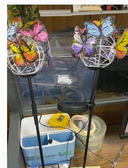 LED Solar Light Luminous Butterfly Ball Waterproof Outdoor Garden Lawn 🇨🇳