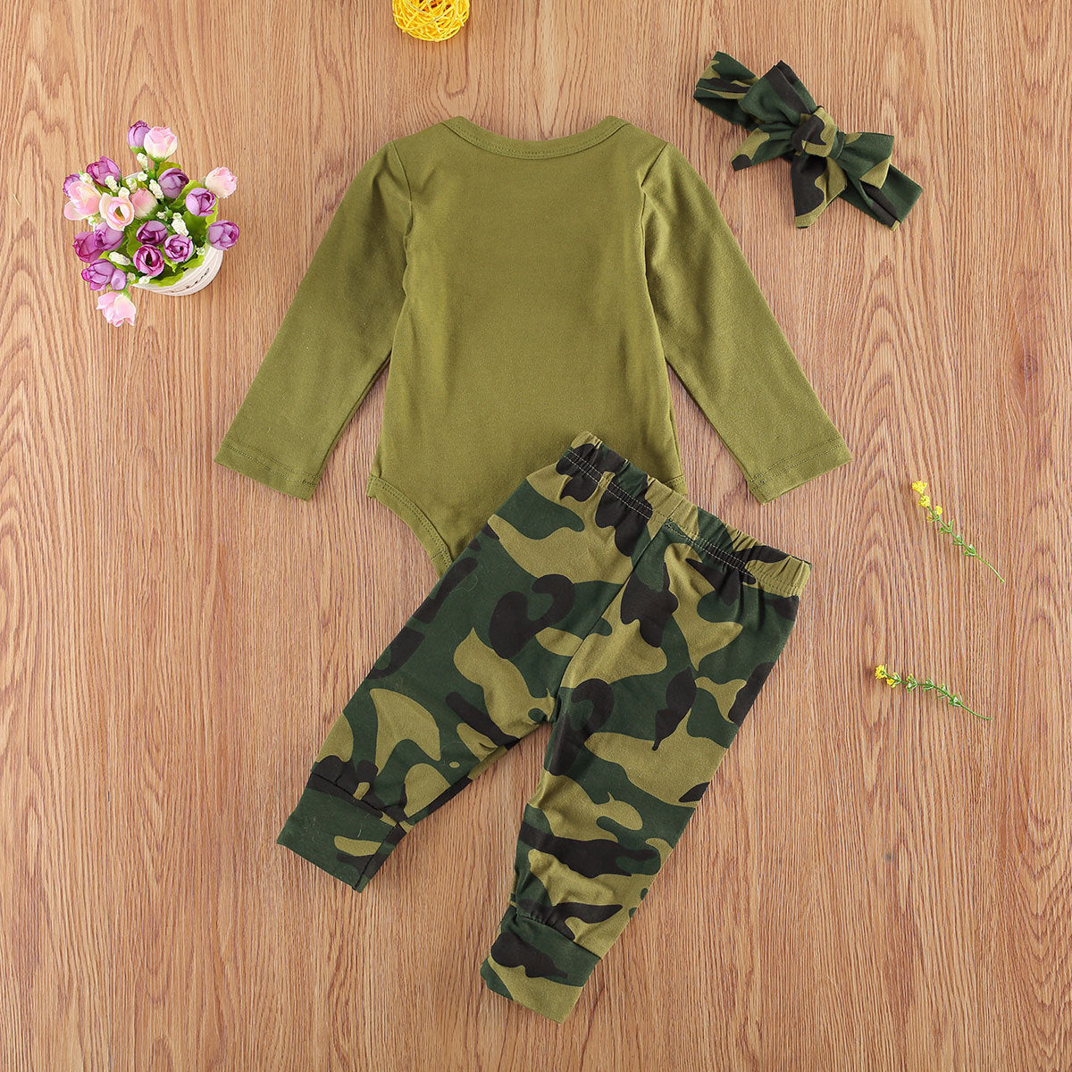 New Products Set Letter Camouflage Printed Children Set 🇨🇳