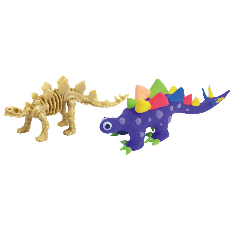 Creative Super Light Clay Puzzle Color Mud Model Children Diy Handmade Toys Clay Dinosaurs 🇨🇳