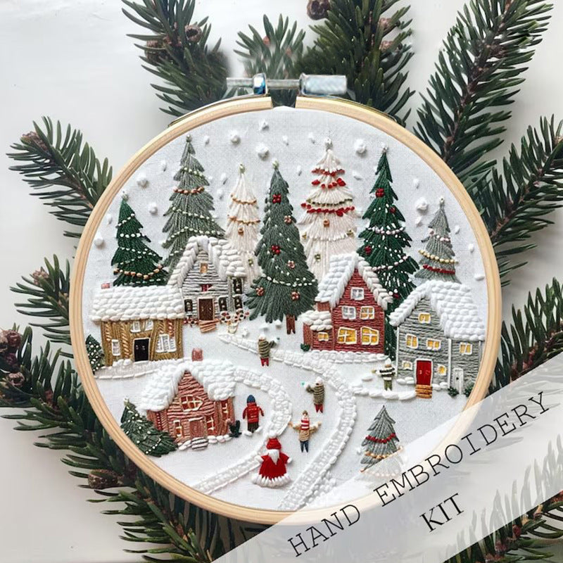 Embroidered Christmas Kit Material Package 🇨🇳