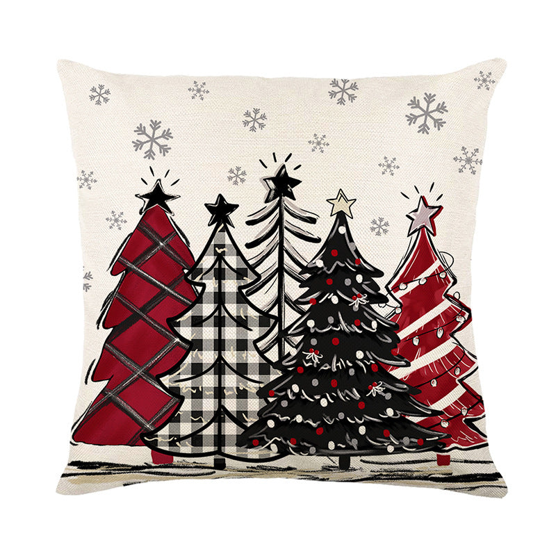 Christmas Cushion Cover Pillowcase Merry Christmas Decor For Home 🇬🇧