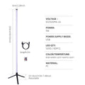 New Wall Corner Ambient Light Remote APP Control USB Floor Lamp Splicing Portable Stick RGB Corner Light 🇨🇳