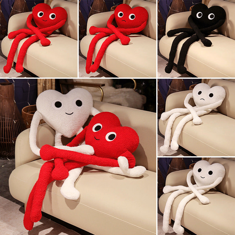 Children's Long Leg Love Funny Throw Pillow 🇨🇳