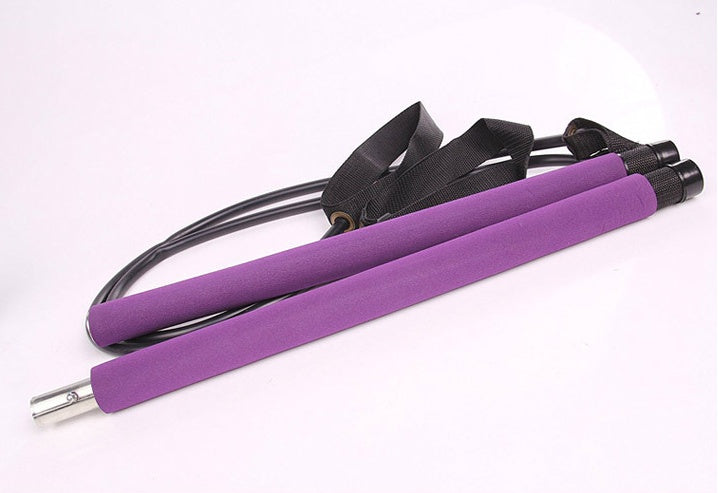 Yoga Crossfit Resistance Bands Exerciser Pull Rope Portable Gym Workout Pilates Bar Trainer Elastic Bands 🇨🇳 j