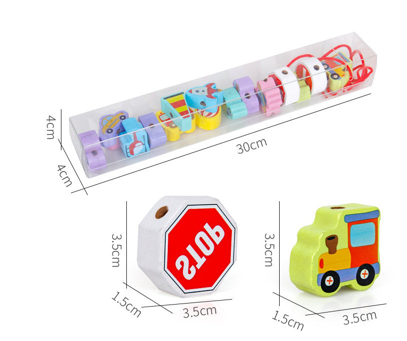 Wooden Children's Threading Beads Toys 🇨🇳