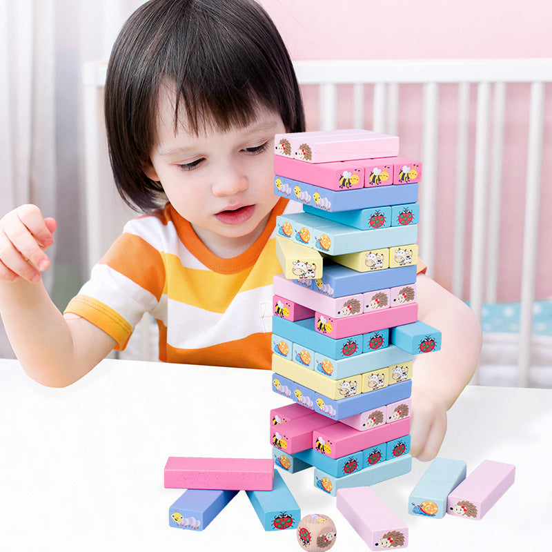 Wooden Children's Parent-child Layered Educational Toys 🇨🇳
