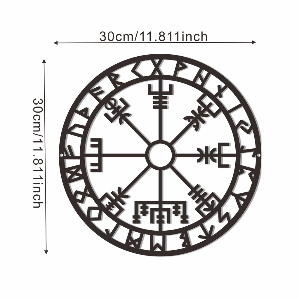 Metal Viking Compass Art Wall Home Decorations 🇨🇳