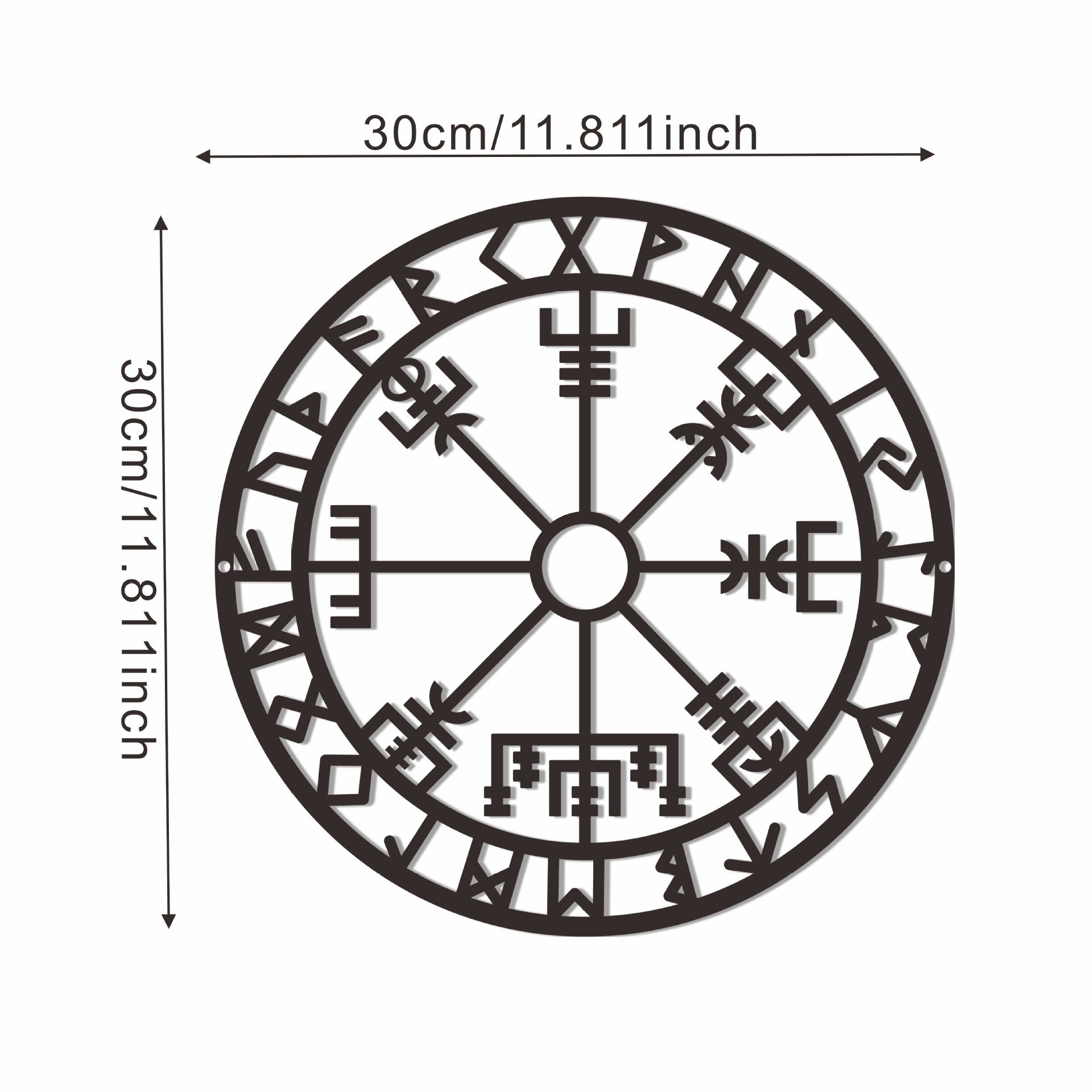 Metal Viking Compass Art Wall Home Decorations 🇨🇳