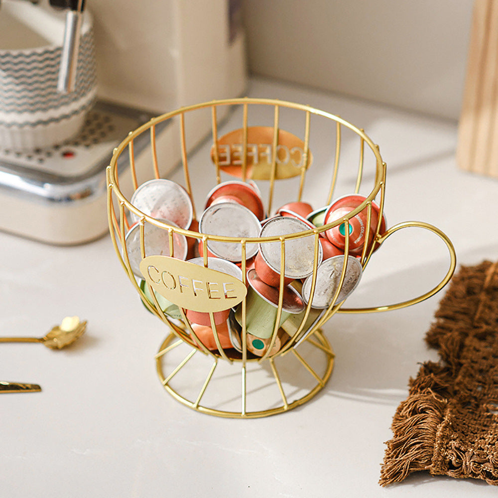 Desktop Nordic Style Coffee Capsule Storage 🇨🇳