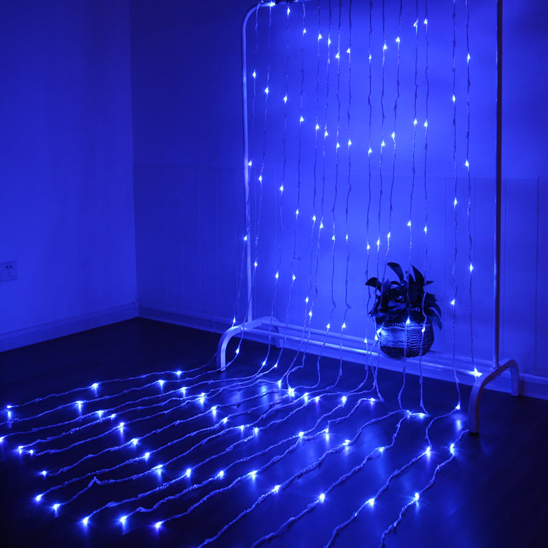 LED water lamp waterfall star string lamp 🇨🇳