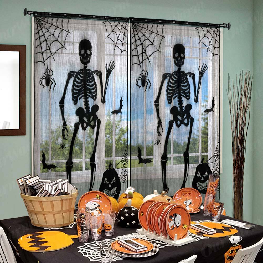Halloween pattern curtain 🇨🇳