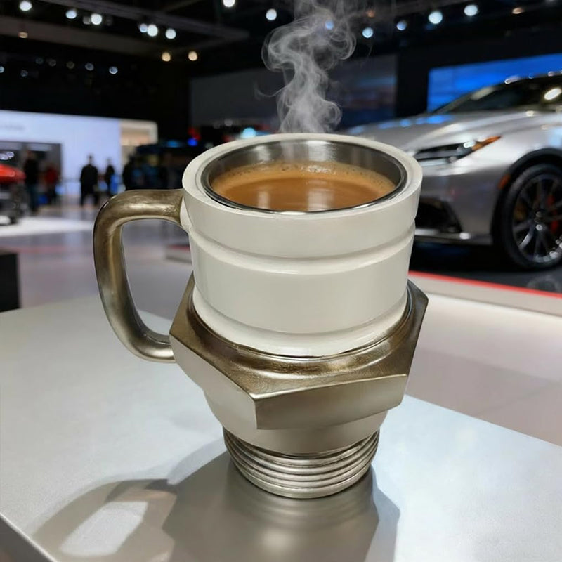 Start Your Engine Spark Plug Mug - The Ultimate Gift for Car Enthusiasts & Mechanics, Unique Collector's Coffee Cup 🇨🇳