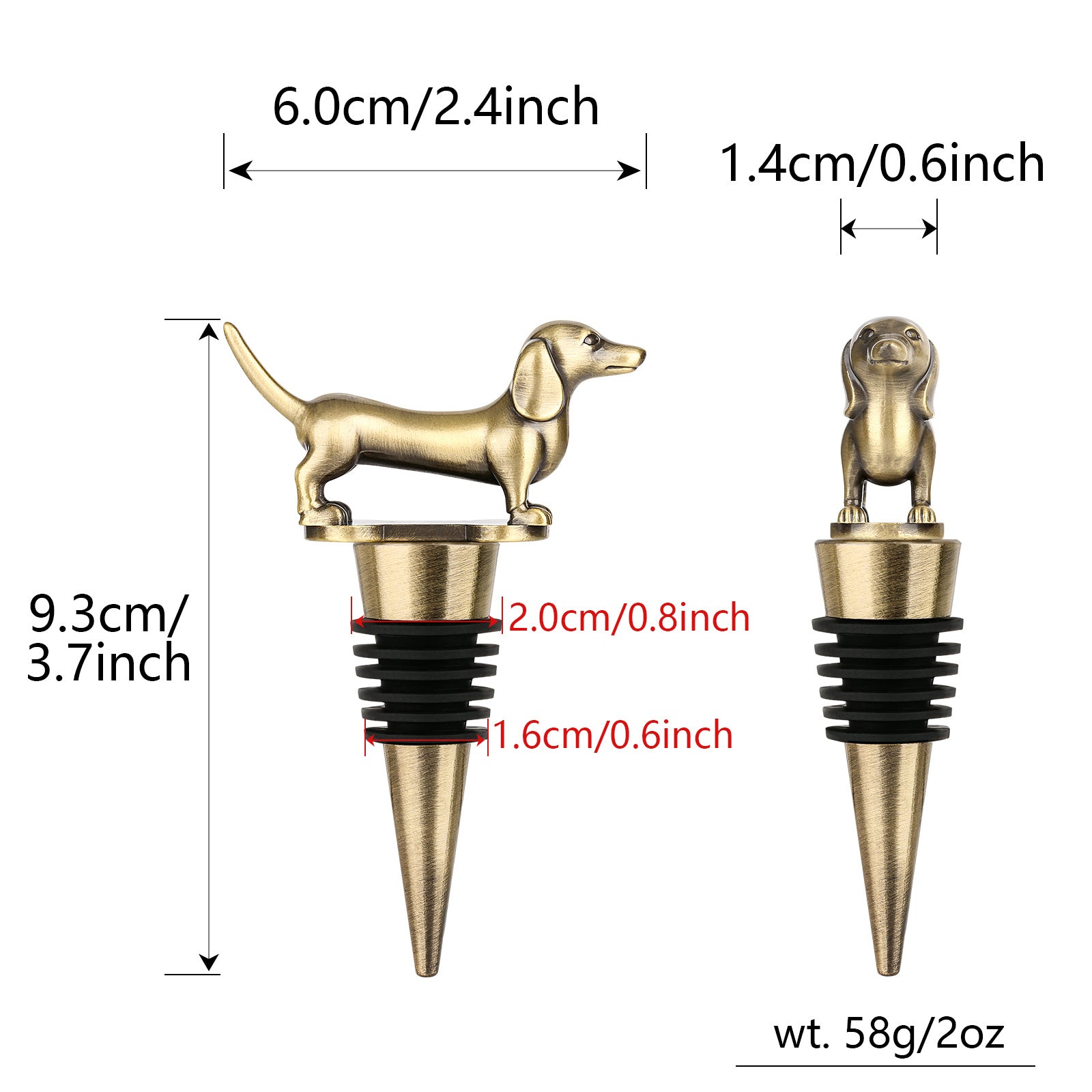 A Dachshund-shaped Bottle Stopper 🇨🇳