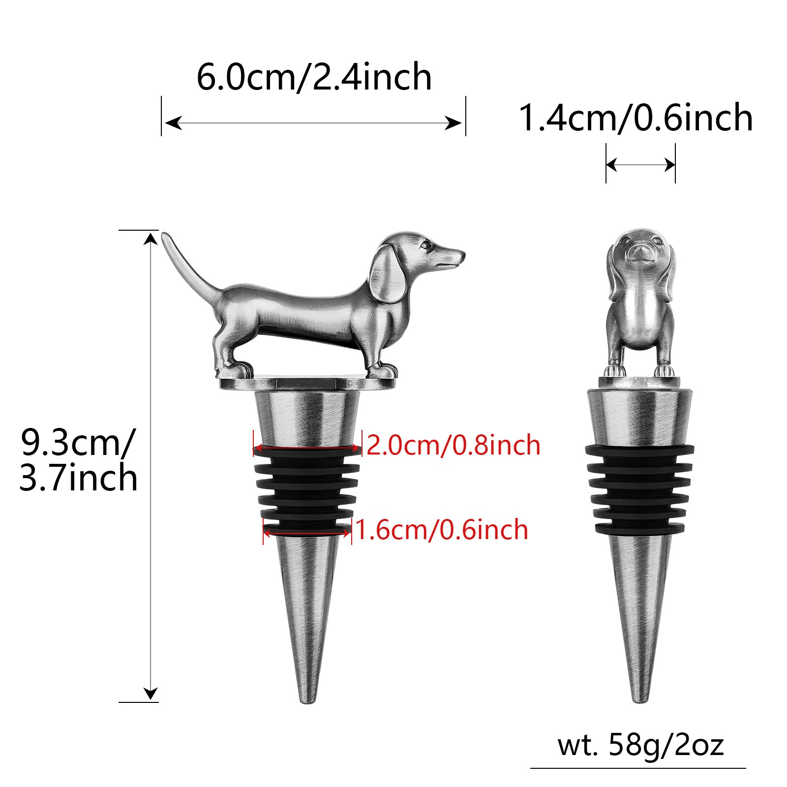 A Dachshund-shaped Bottle Stopper 🇨🇳