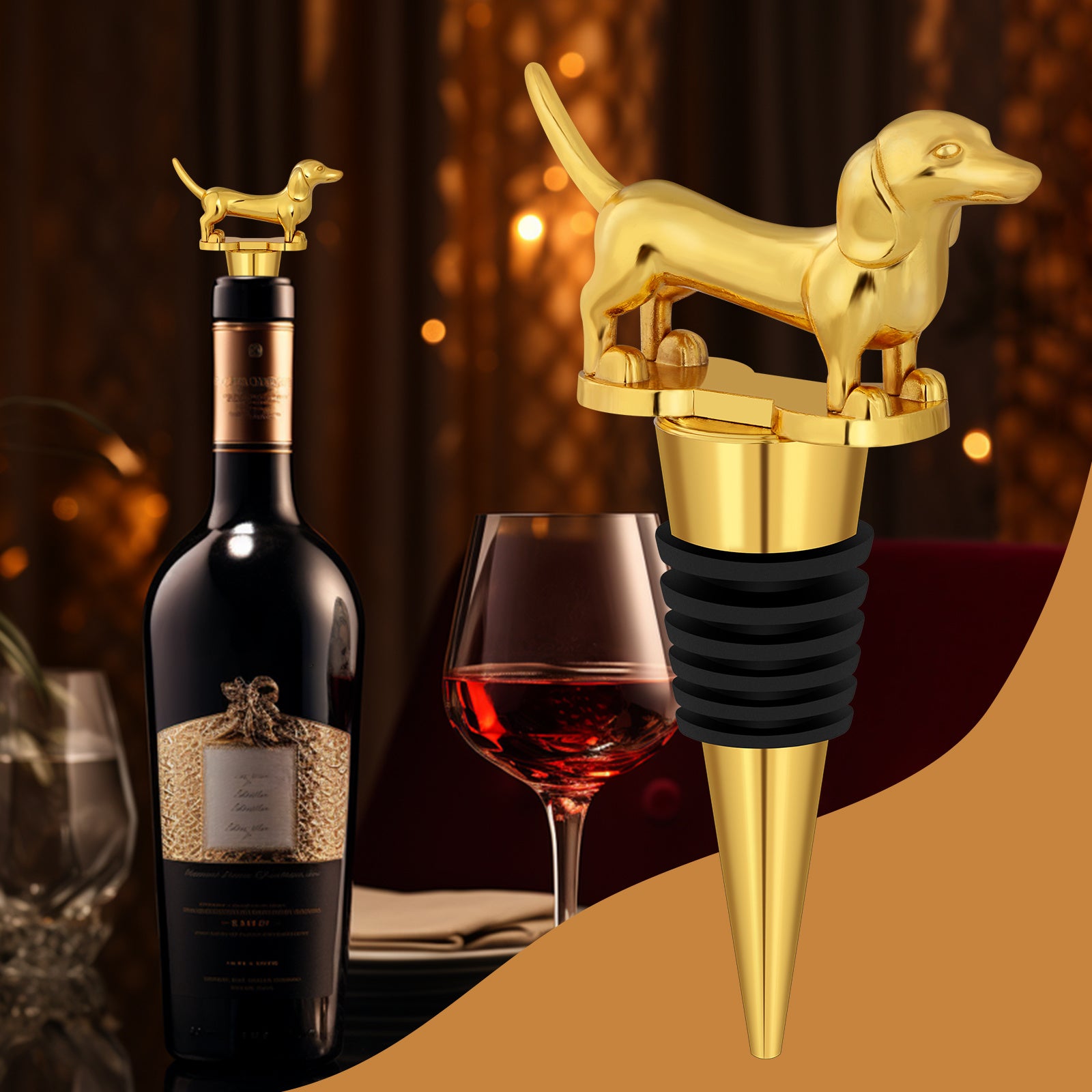 A Dachshund-shaped Bottle Stopper 🇨🇳