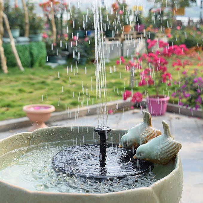 Solar Fountain  Outdoor Garden Classic Round 🇨🇳