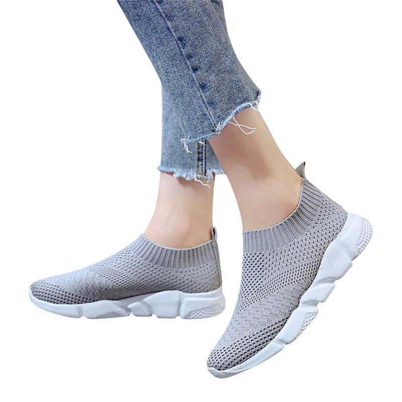 New Outdoors Adults Trainers Running Shoes Woman Sock Footwear Sport Athletic Unisex Breathable Mesh Female Sneakers 🇨🇳