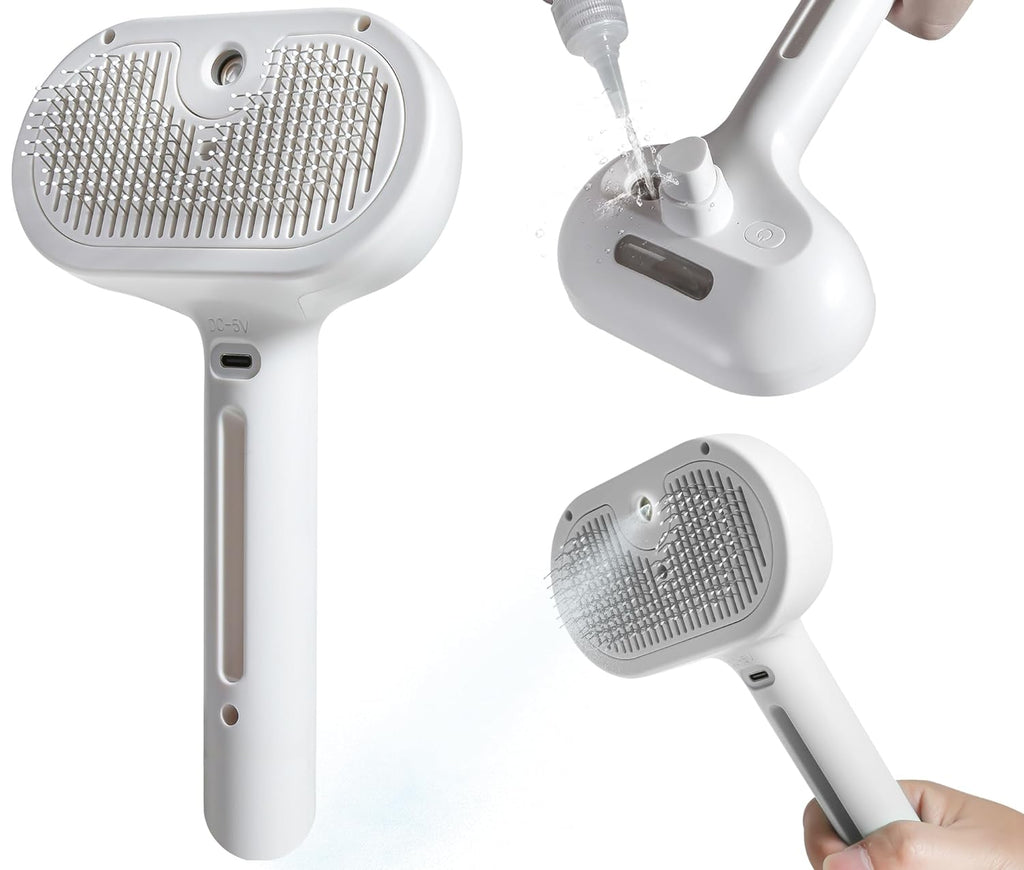 Spray Cat Brush For Shedding Water Brush For Cats And Dogs Pet Hair Removal Comb With Water 🇨🇳