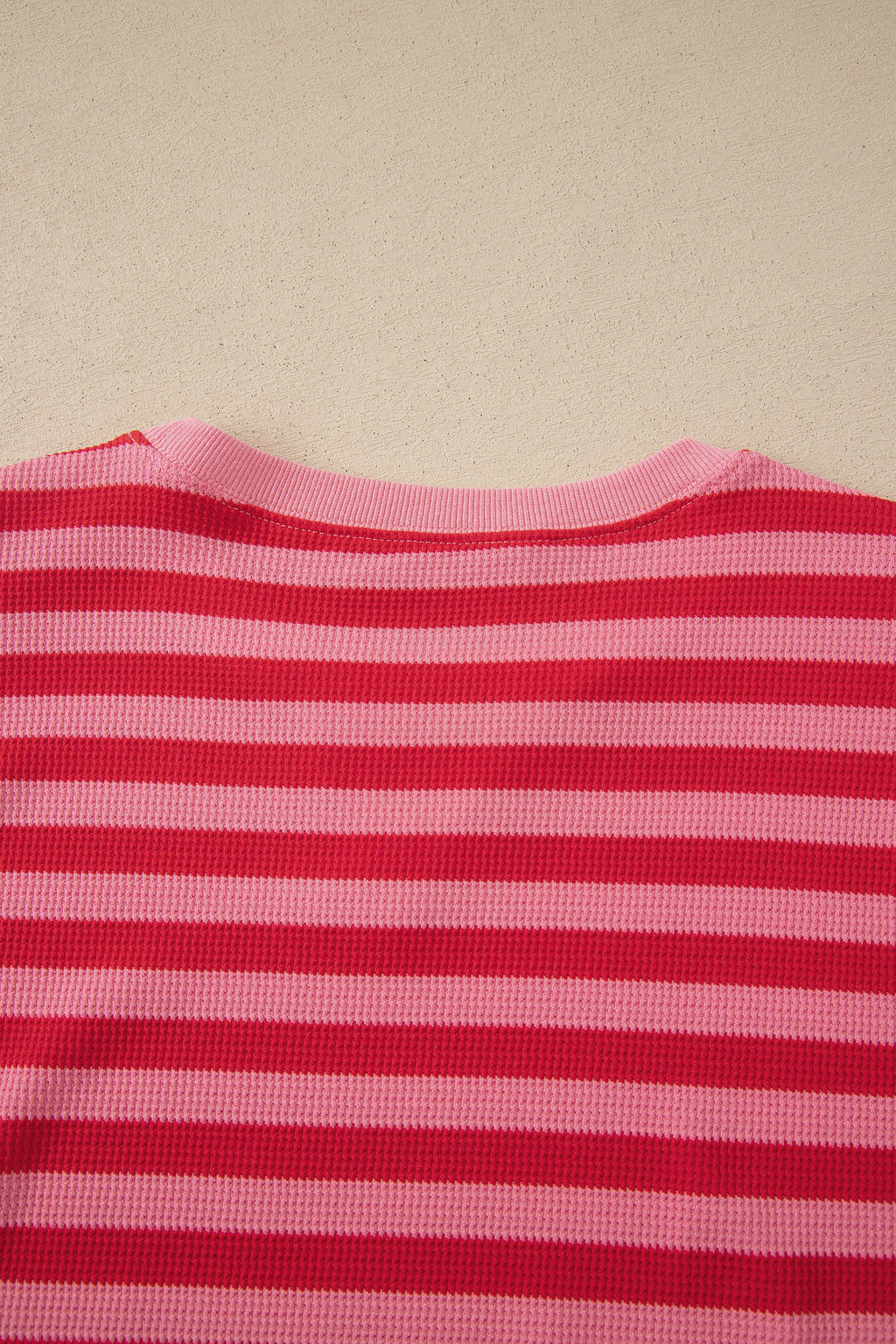 Red Stripe Puff Short Sleeve T Shirt Matching Shorts Set 🇺🇸