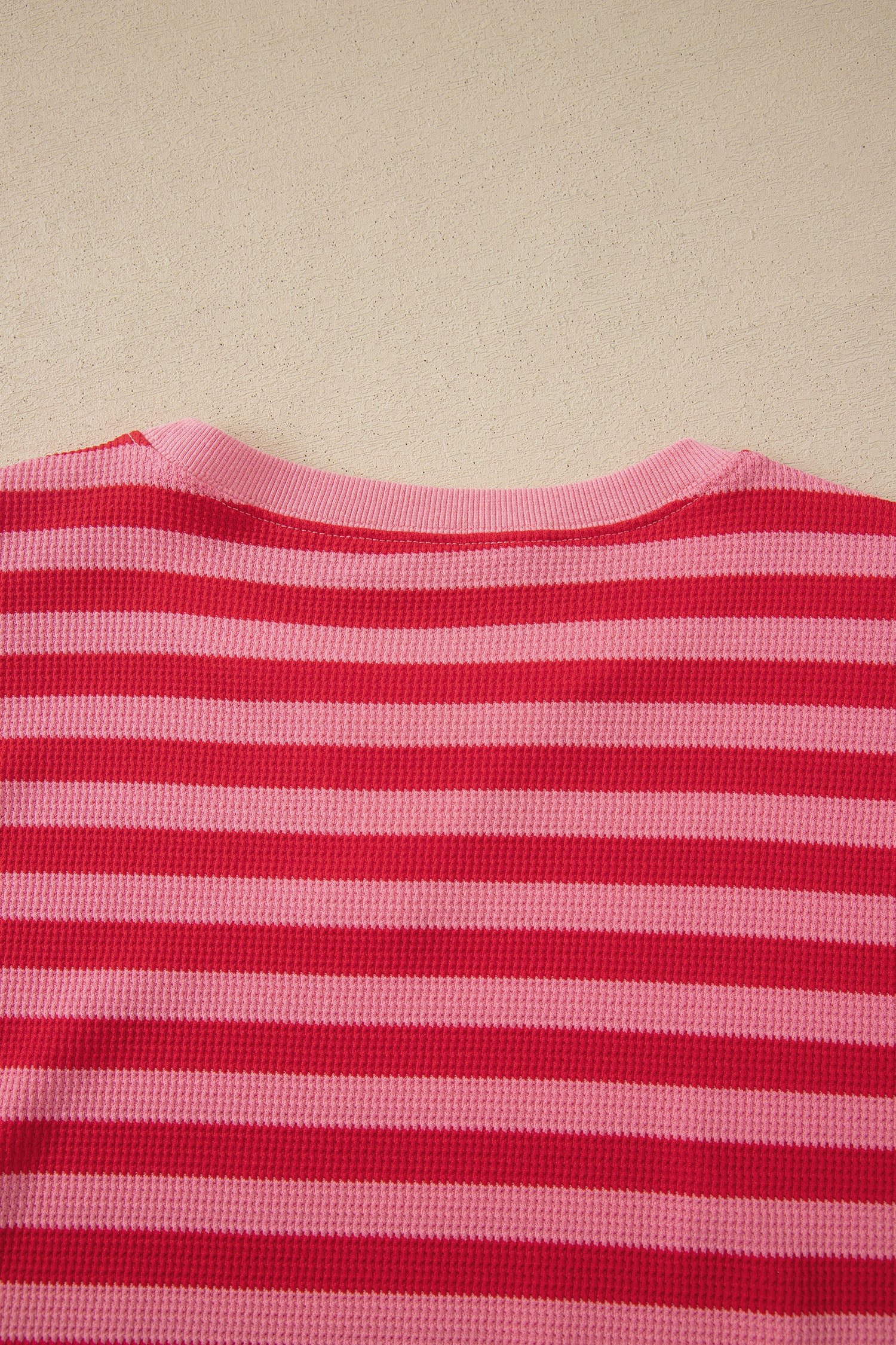 Red Stripe Puff Short Sleeve T Shirt Matching Shorts Set 🇺🇸