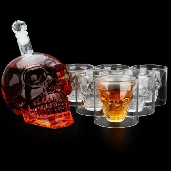 Skull Wine Bottle Vodka Bottle Creative 350ML 550ML 1000ML 🇨🇳