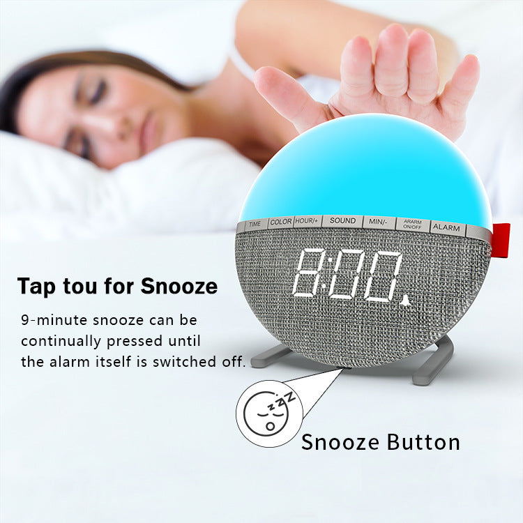 Wake-Up Night Light Alarm Sleep Music Clock 🇨🇳