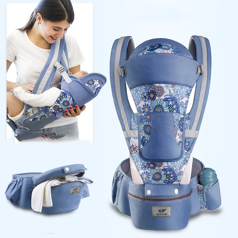 Ergonomic Baby Carrier Infant Baby Hipseat Carrier 3 In 1 Front Facing Ergonomic Kangaroo Baby Wrap Sling 🇨🇳