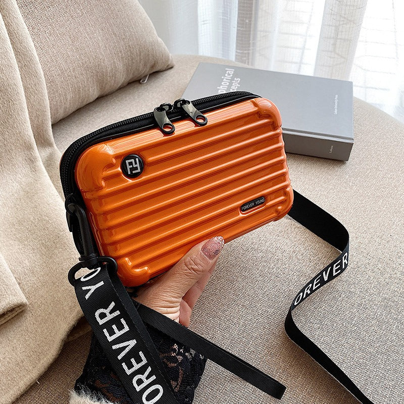 PC hard shell toiletry bag 7-inch shoulder crossbody bag hand storage bag suitcase small bag 🇨🇳