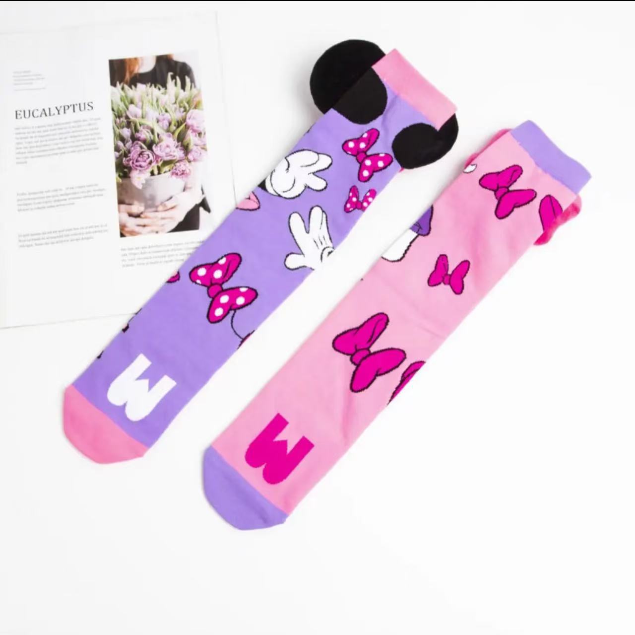 Children's jewelry socks cartoon bow girl princess socks 🇨🇳