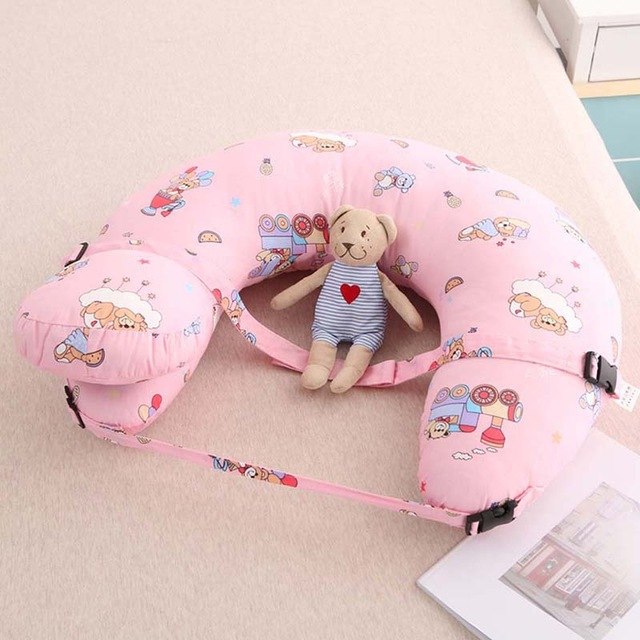 Breastfeeding Pillow Multifunctional Nursing Pillow Newborn Baby Feeding U-shaped Pillow Pregnant Woman Waist Comfort Cushion 🇨🇳