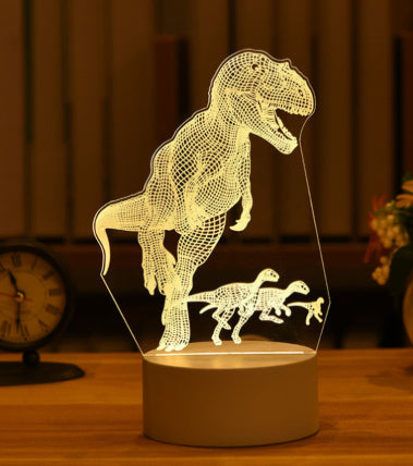 3D Lamp Acrylic USB LED Night Lights Neon Sign Lamp 🇨🇳