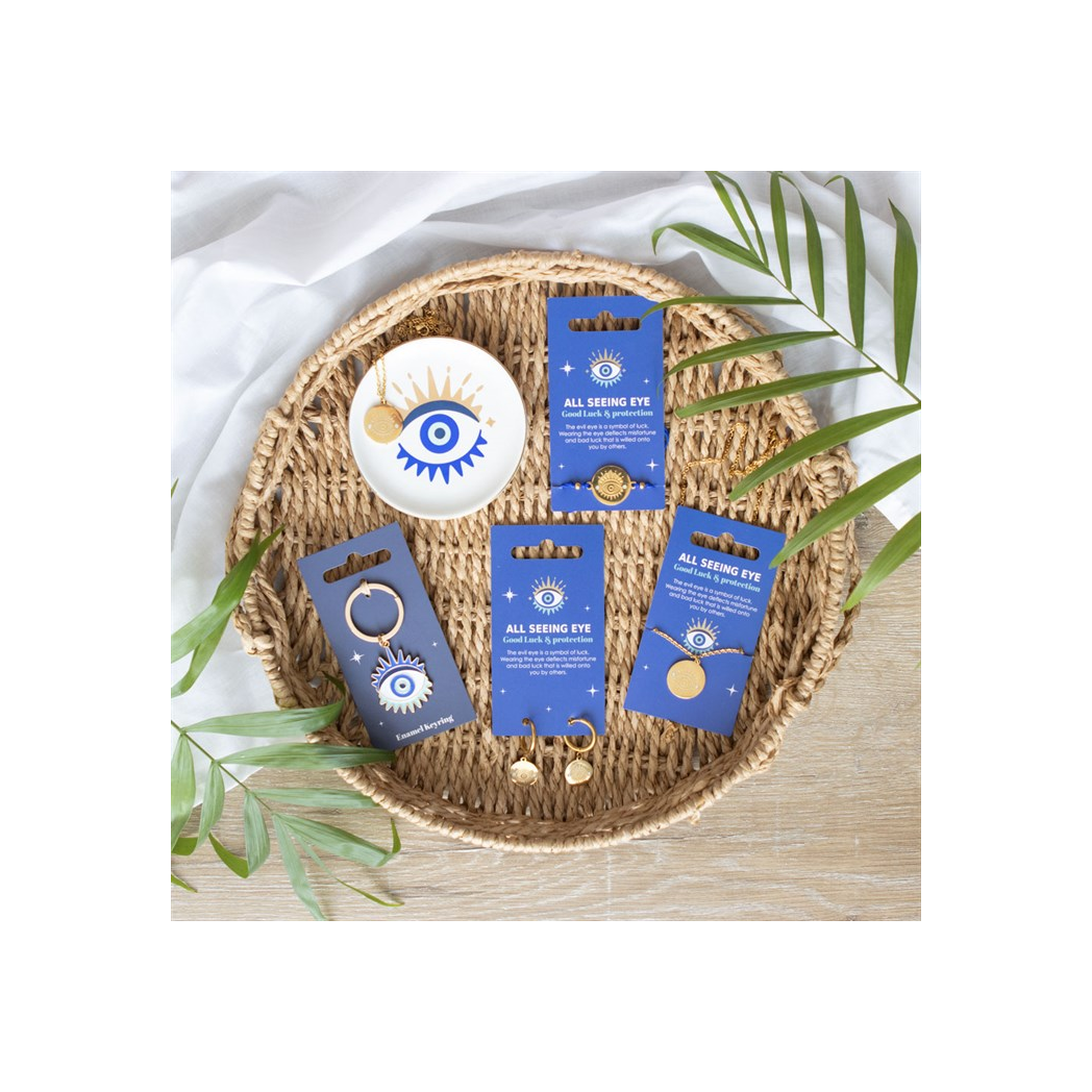 All Seeing Eye Necklace & Dish Gift Set 🇬🇧