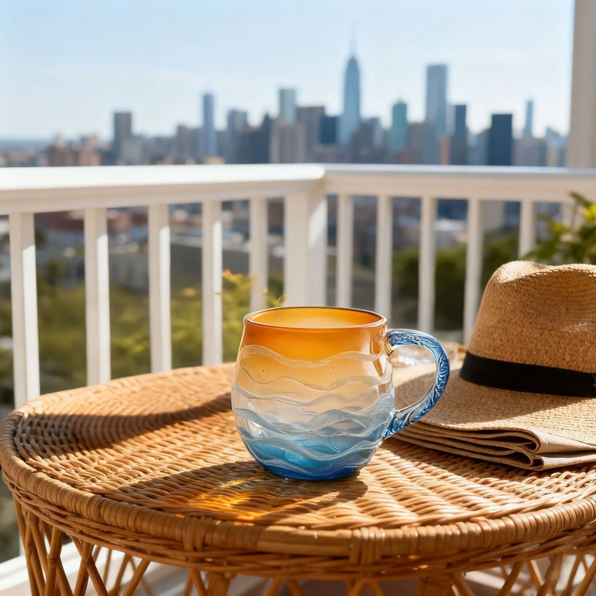 Sea Glass Sunset Mark Coffee Mug 🇨🇳