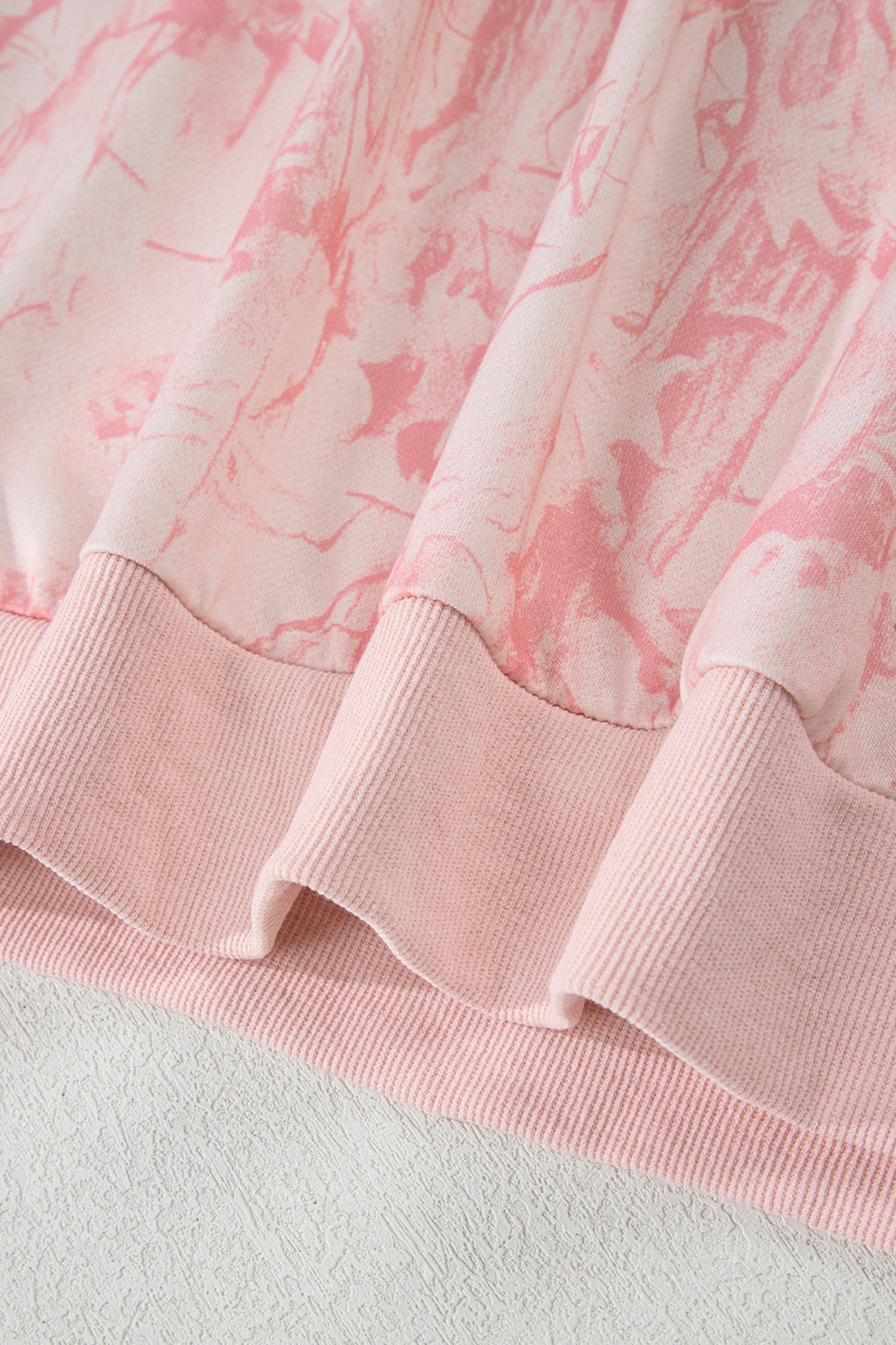 Pink Camo Mock Neck Baggy Sweatshirt 🇺🇸