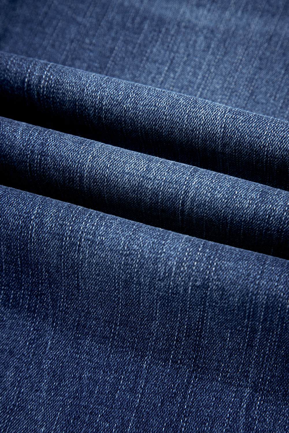 Sail Blue Mineral Wash Raw Hem High Waist Flared Jeans 🇨🇳