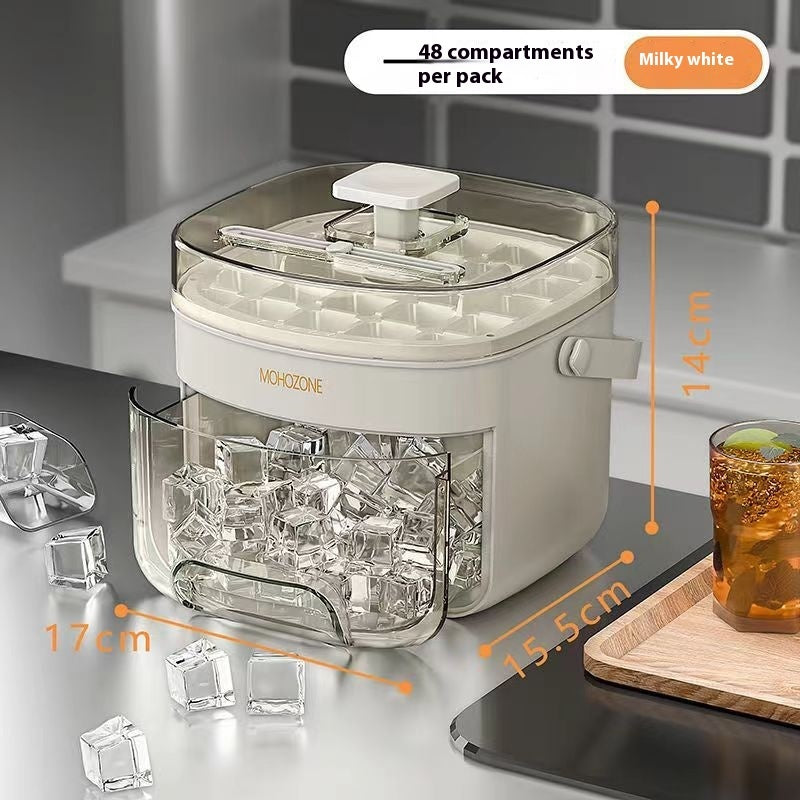 Press-type Convenient Outdoor Portable Ice Tray Large Capacity Ice Bucket 🇨🇳