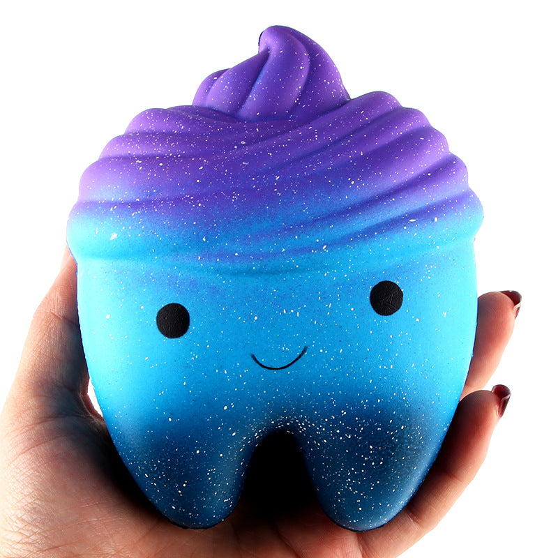 Slow Rebound Scented Toy Cute Starry Sky Teeth Kids Stress Relief Toys 🇨🇳