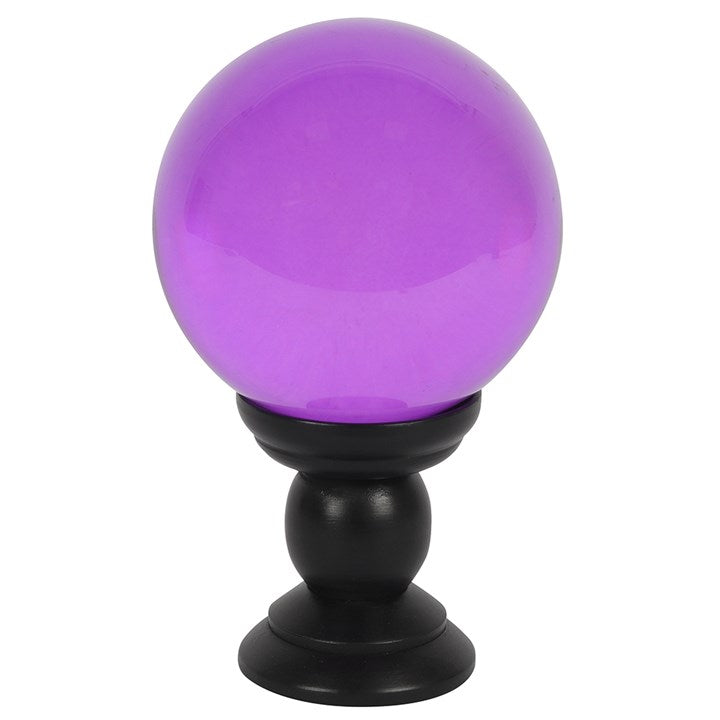 Large Purple Crystal Ball on Stand 🇬🇧