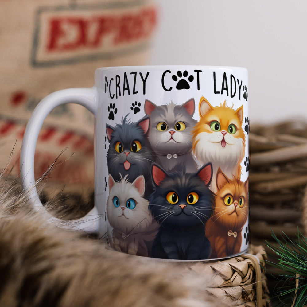 Cat Lover Birthday Gift Coffee Mug 🇨🇳